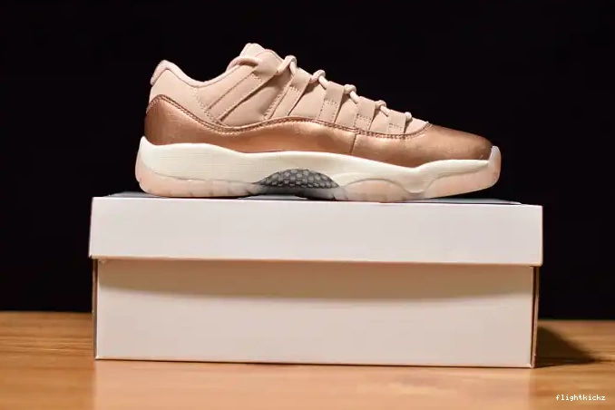 AH7860-105 GS Low Air Jordan 11 Rose Gold 0701